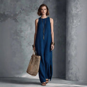 Womens Sleeveless Resort-style Dress