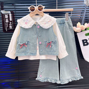 Trendy Denim Suit