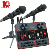 Podcast Recording Studio Bundle with Audio Interface and Mics