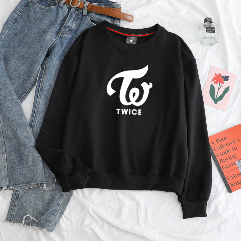 Casual Long-Sleeve Printed Women's Pullover Sweater