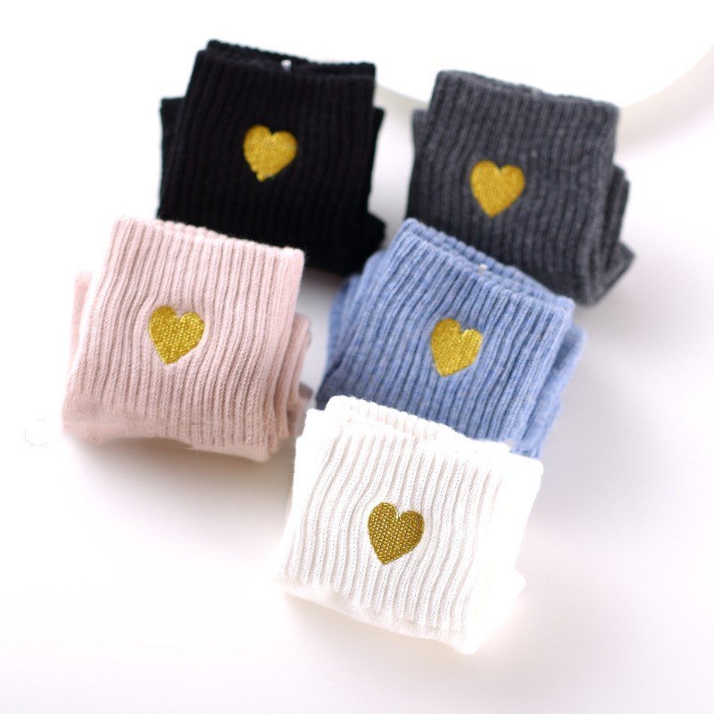 Gold Thread Love Socks for Women