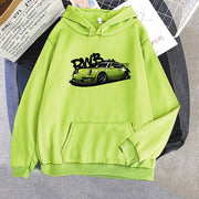 Initial D Porsche RWB Graphic Hoodie - Cozy Streetwear Sweatshirt