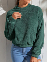 Cozy Double-Sided Velvet Loose Fleece Sweatshirt