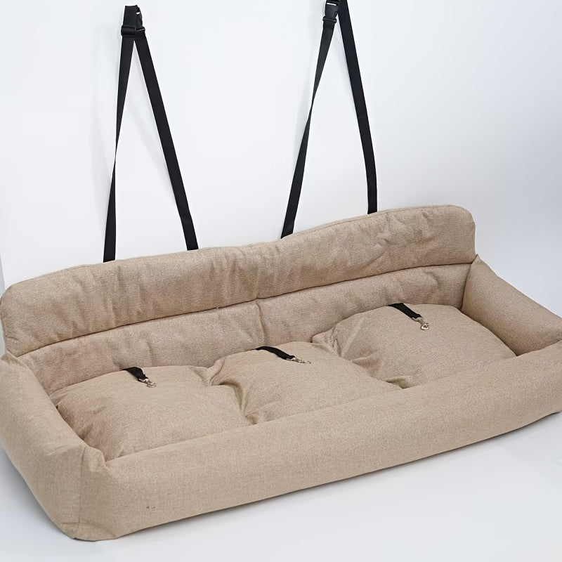 All-season Dog Bed With Removable Washable Winter Mat, Soft Spine-protecting Dog Sleeping Pad, Pet Bed, Detachable Square Pet Mat, High-quality Pet Pad For Small Dogs, Removable Mat, Cozy Pet Bed,