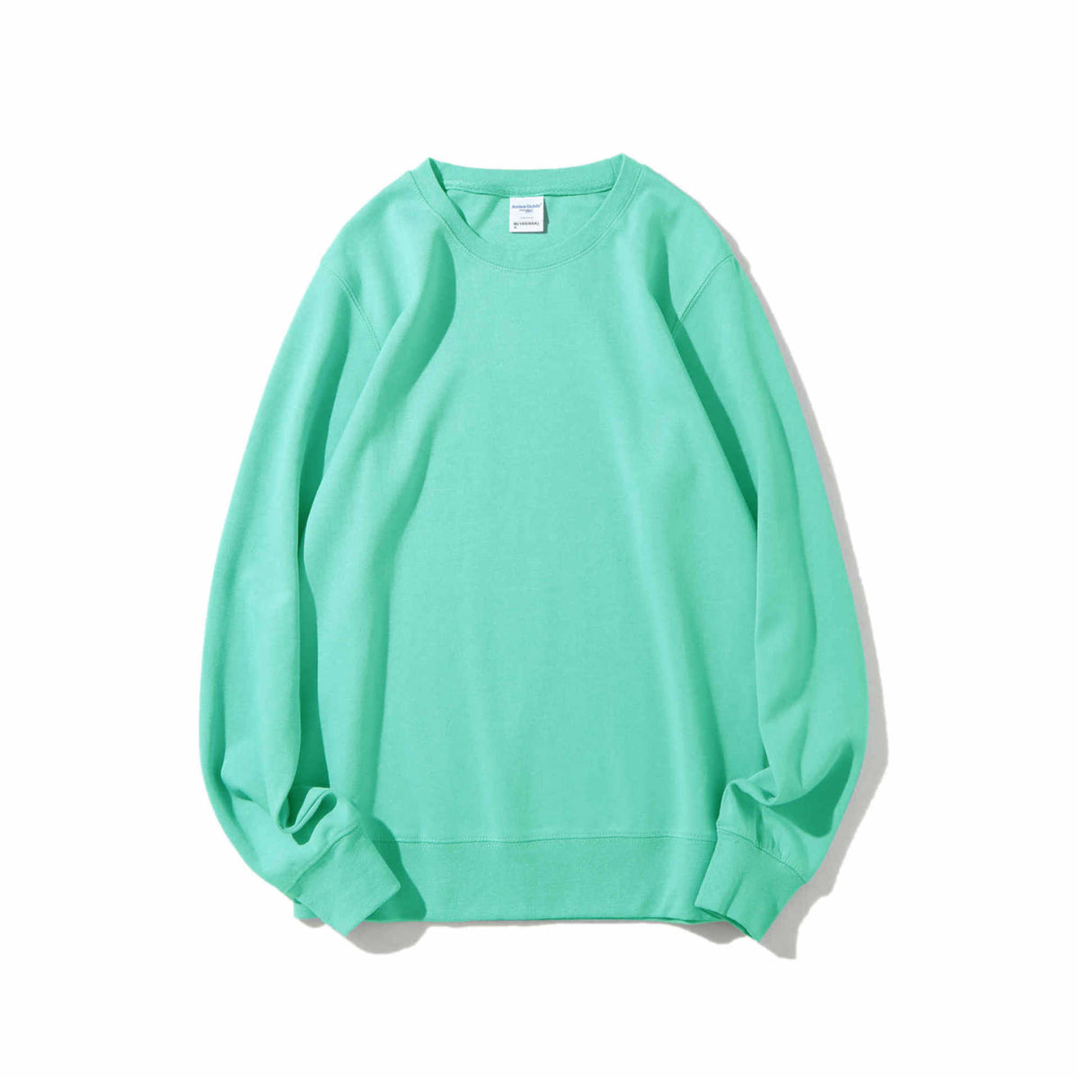 Solid Healthy Round Neck Sweater Long Sleeve