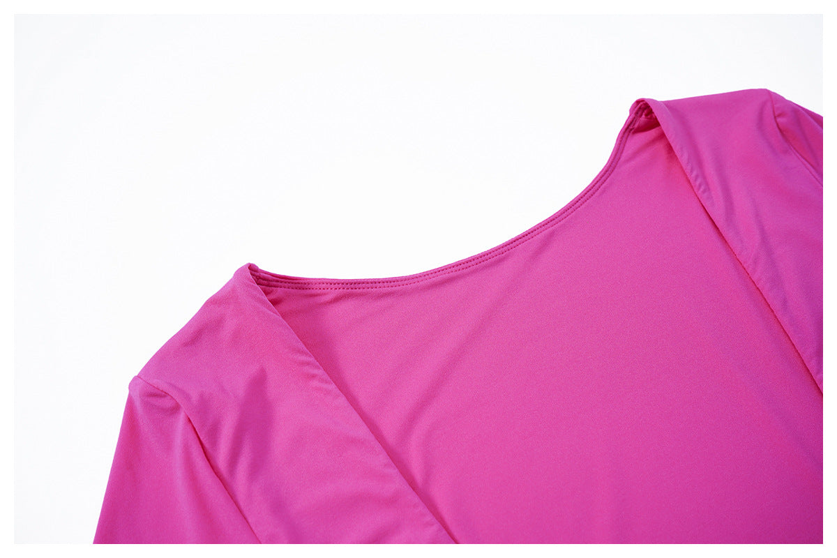 Women's Corset Long Sleeve Yoga Bodysuit