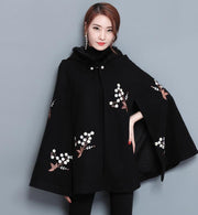 Floral Shawl Cloak