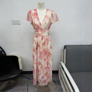 Fitted-waist A-line Chic Resort Dress