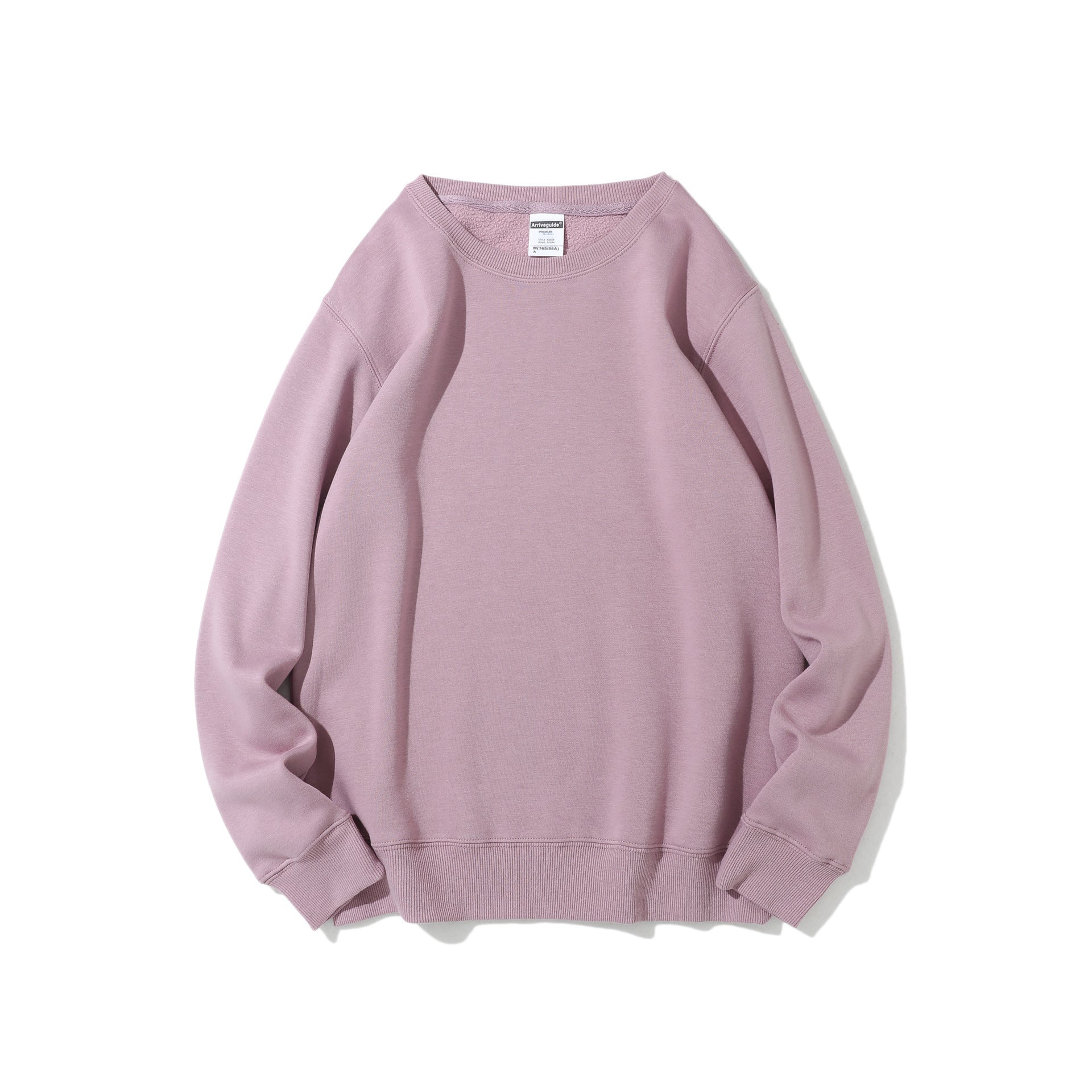 Cozy Fleece-Lined Candy Color Pullover Sweater