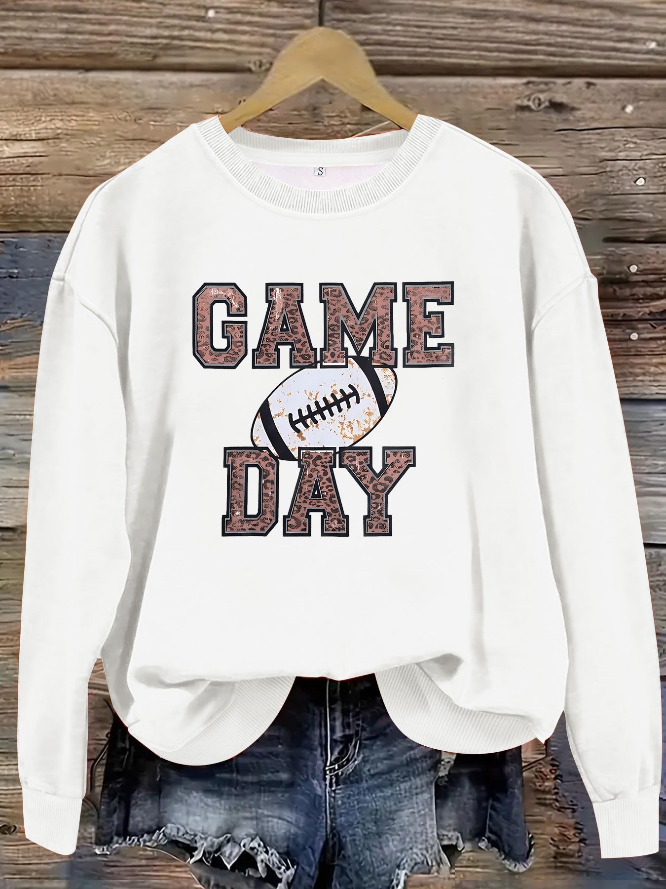 Women's Long Sleeve Baseball Pullover Sweater