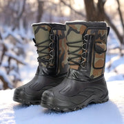 Teen Winter Over‑The‑Knee Boots with Lace‑Up and Zipper Closure