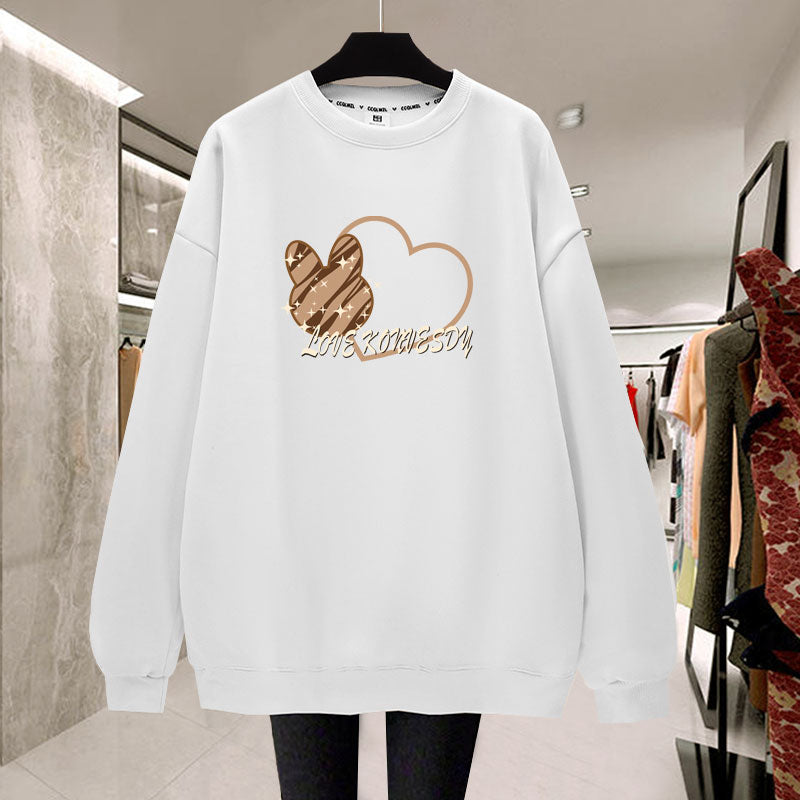 Cozy Plush Pullover Sweatshirt | Warm Student Style Top