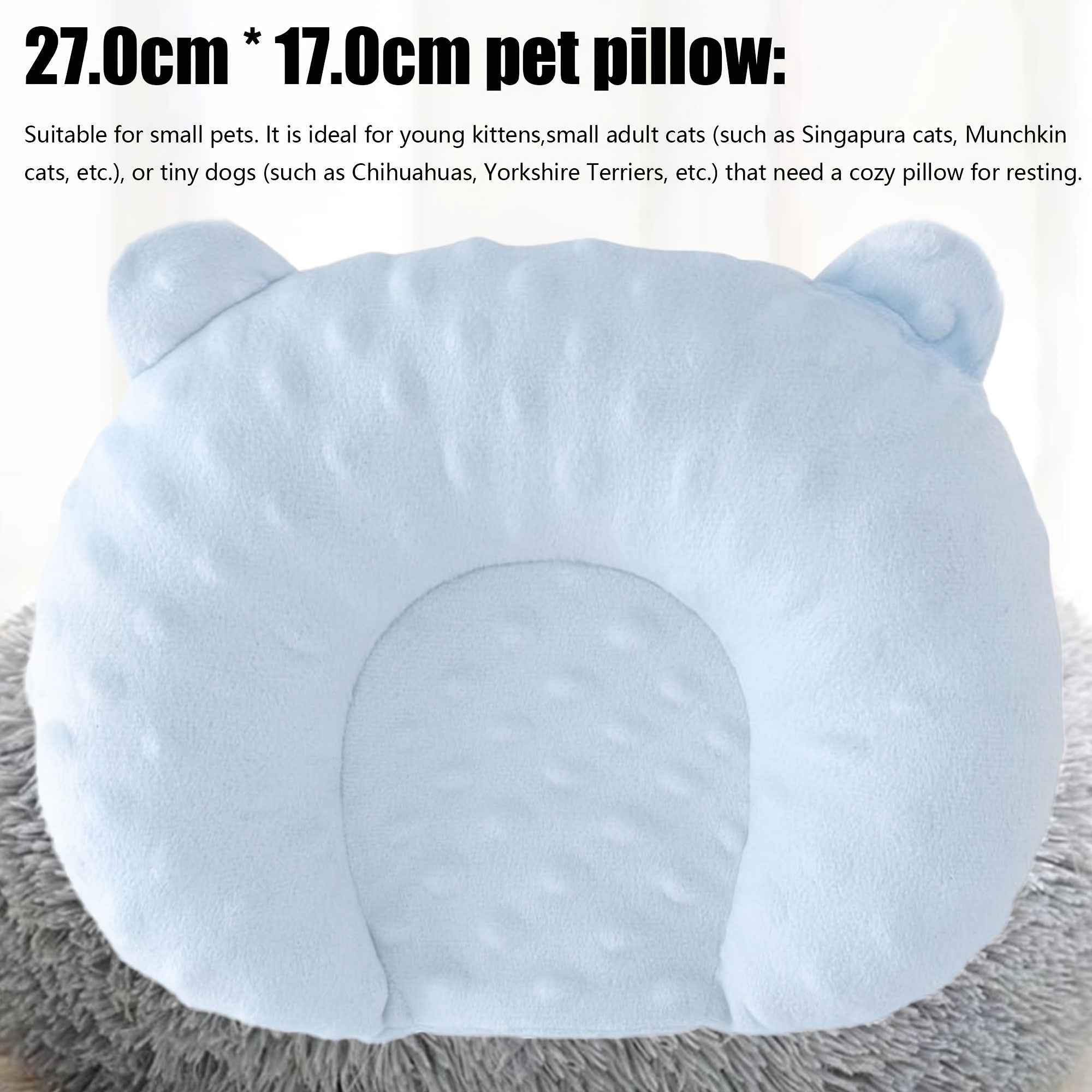 1Pc Extra Large Bed - Heavy-Duty Sleeping With Plush Soft Cushioned Interior, Non-Slip Base, Cute Cartoon Design In Pastel Colors (Pink, Yellow, Green, Purple, Orange, ) - Ideal For Cats, Kittens -...