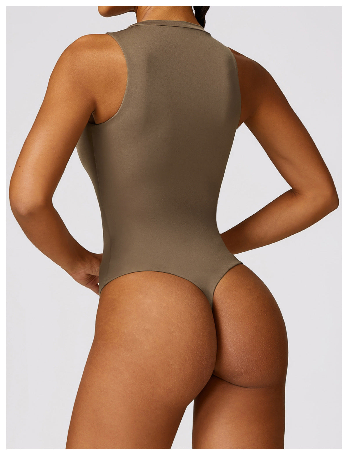 Nude Feel Tight Yoga Jumpsuit Bottoming Slimming