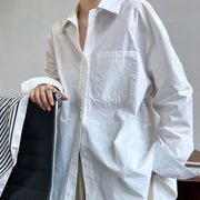 French Casual Solid Women's Shirt | Effortless Chic