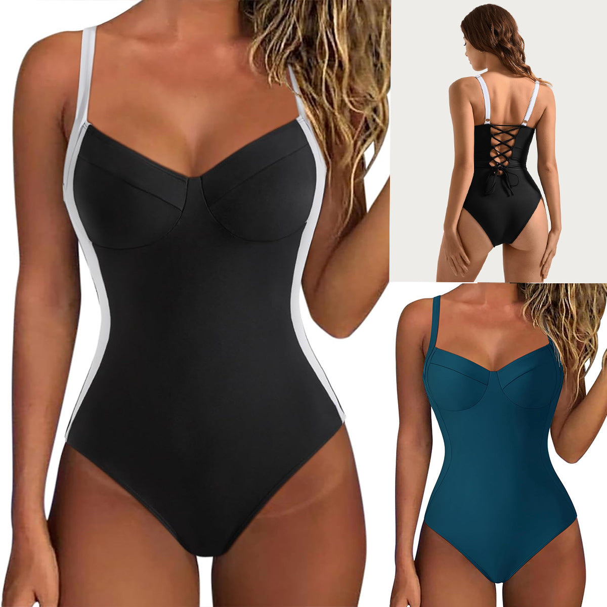 Sleek One-Piece Athletic Swimsuit & Bodybuilding Jumpsuit