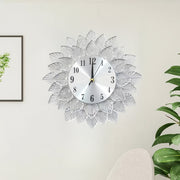 [13" Golden Clock] Golden Silent Wall Clock 33CM/13 Inches | Modern Fashionable Design, Powered By AA Batteries, Suitable For Living Room/Dining Room/Bedroom/Study Wall Decoration