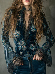 Women's Bohemian Casual Resort Style Top