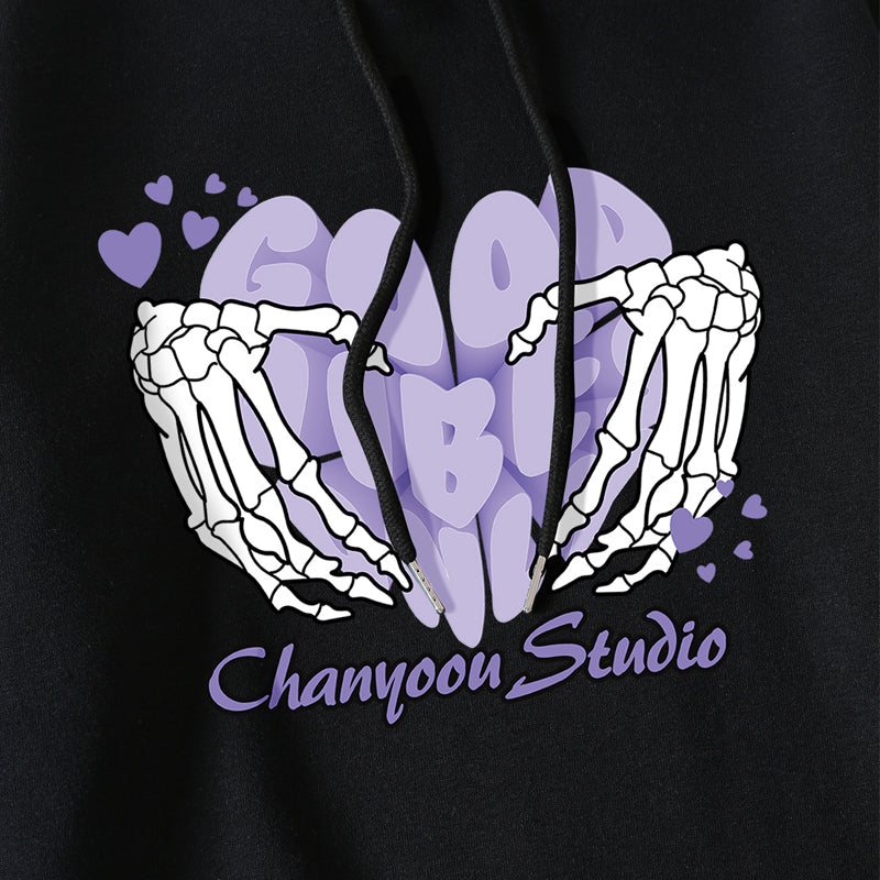 Women's Fleece-Lined Loose Hoodie Coat