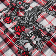 Plaid Loose-fitting Jacket Long Sleeve Shirt For Men And Women