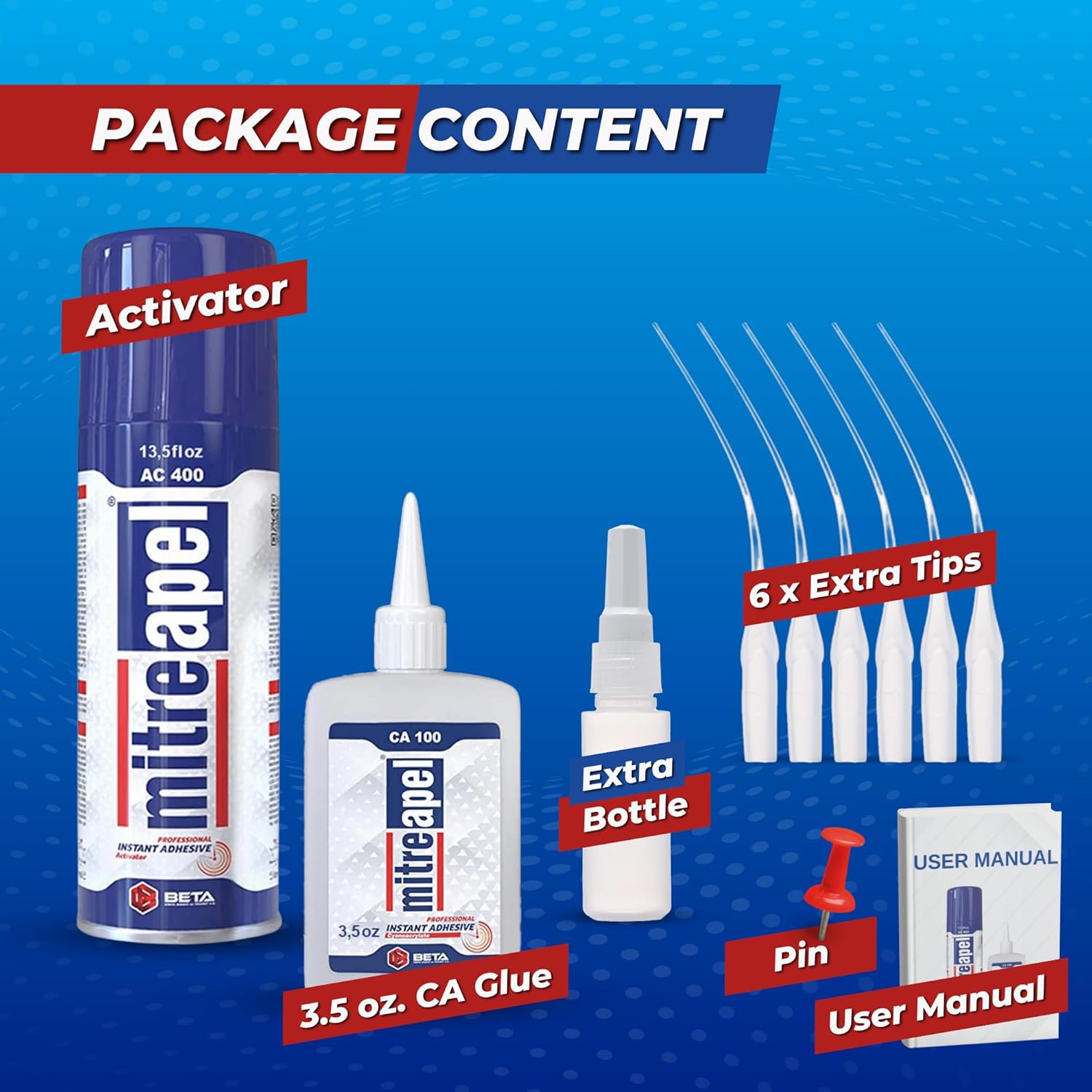 705 MDF -Kit schneller Kleber 200 ml + 50gr