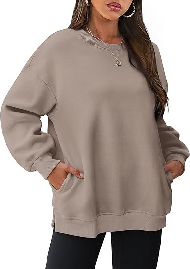 Oversized Velvet Long Sleeve Pullover Sweatshirt