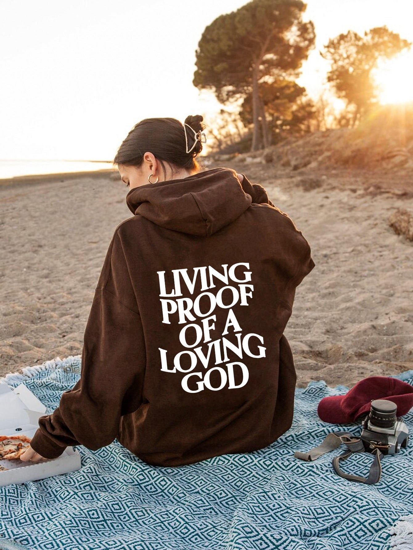 Women's Cozy Brushed Fleece Hoodie - Solid Pullover Sweatshirt