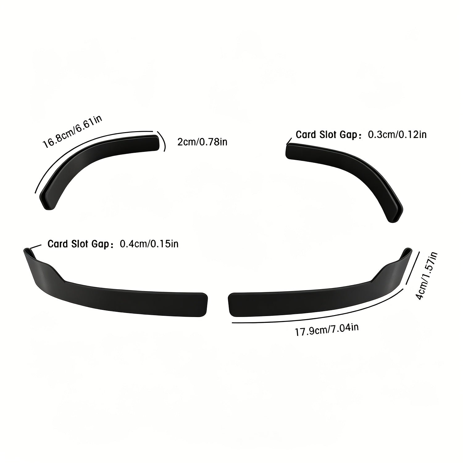 Edge Protection Kit (4 pcs) for Robotic Lawnmower I105E/I108E – Plug‑In PLA Bumper