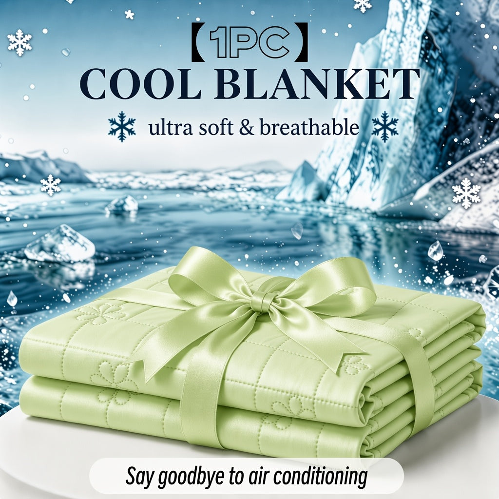 Summer Cooling Blanket – Single Piece, Bamboo Fiber, Double‑Sided Cooling Fabric