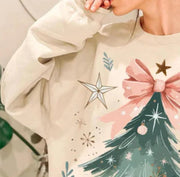 Women's 3D Christmas Round Neck Casual Holiday Sweater