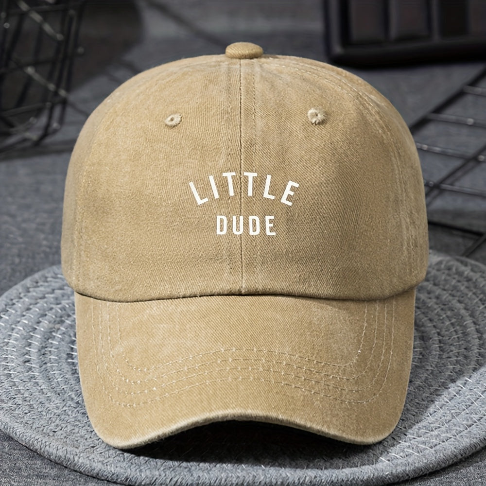 Printed Washed Vintage Baseball Cap for Kids
