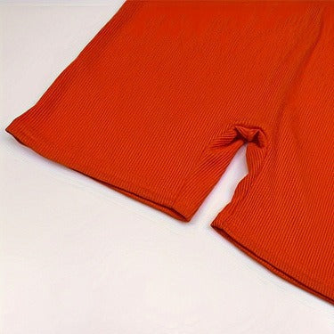Slim-Fit Sling Romper & Hip-Lift Shorts