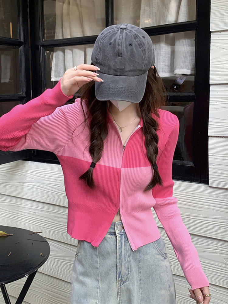 Women's Slim-fit Versatile Short Knitted Cardigan