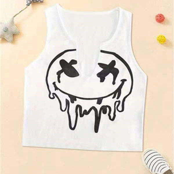 Women's White V‑Neck Short Sleeve Tee – Breathable Street‑Style Top