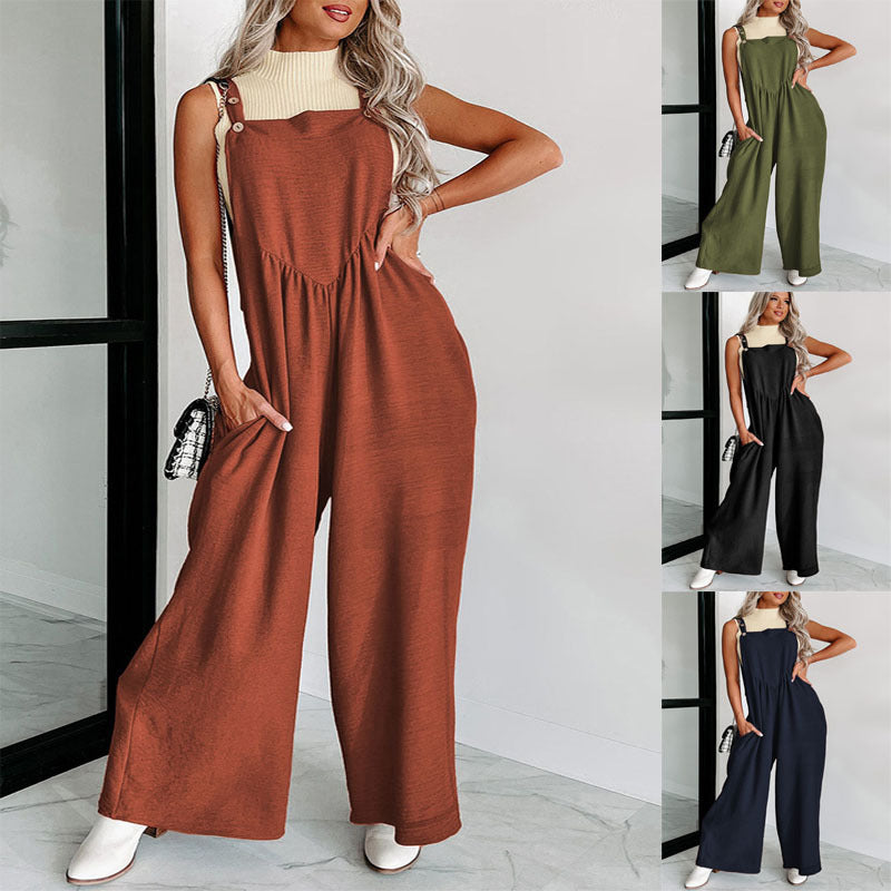 Women's High Waist Loose Wide Leg Casual Pants