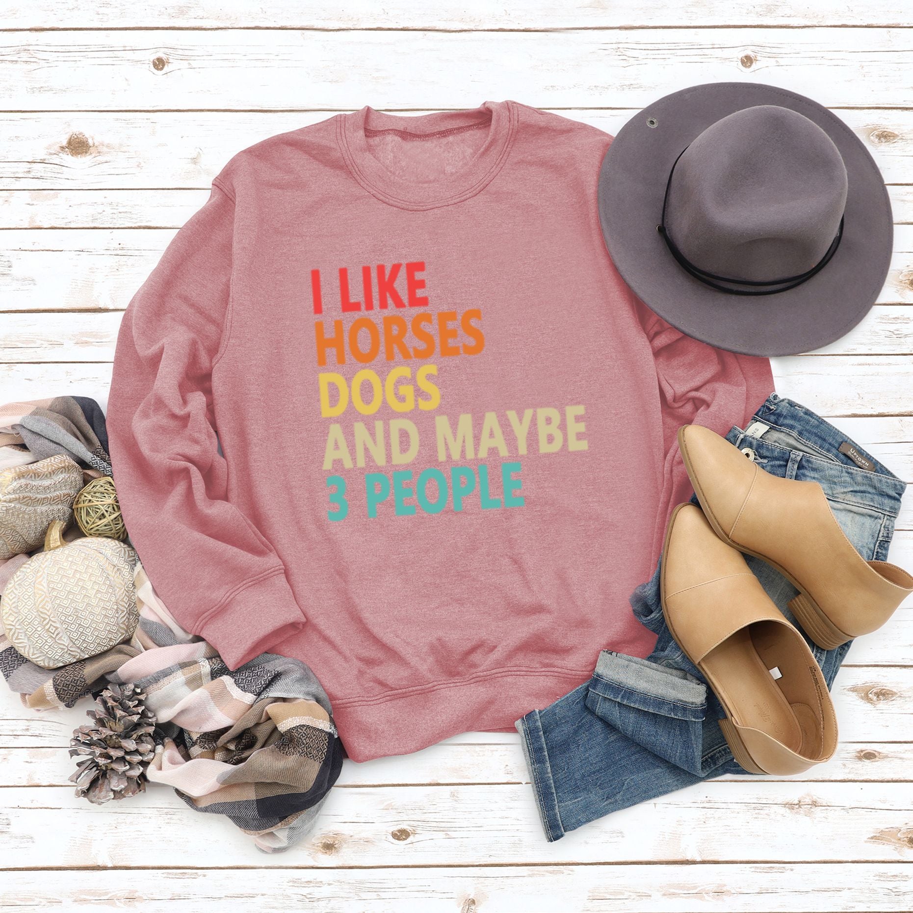 Women's Fashion Round Neck Printed Letter