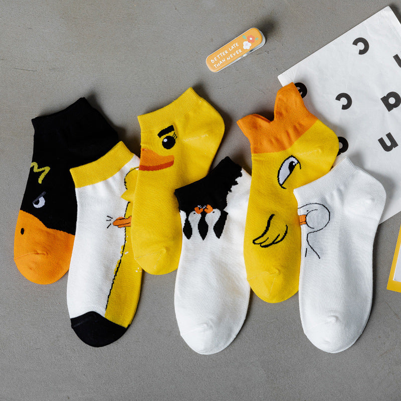 Soft Cotton Boat Socks for Women - Breathable & Comfortable