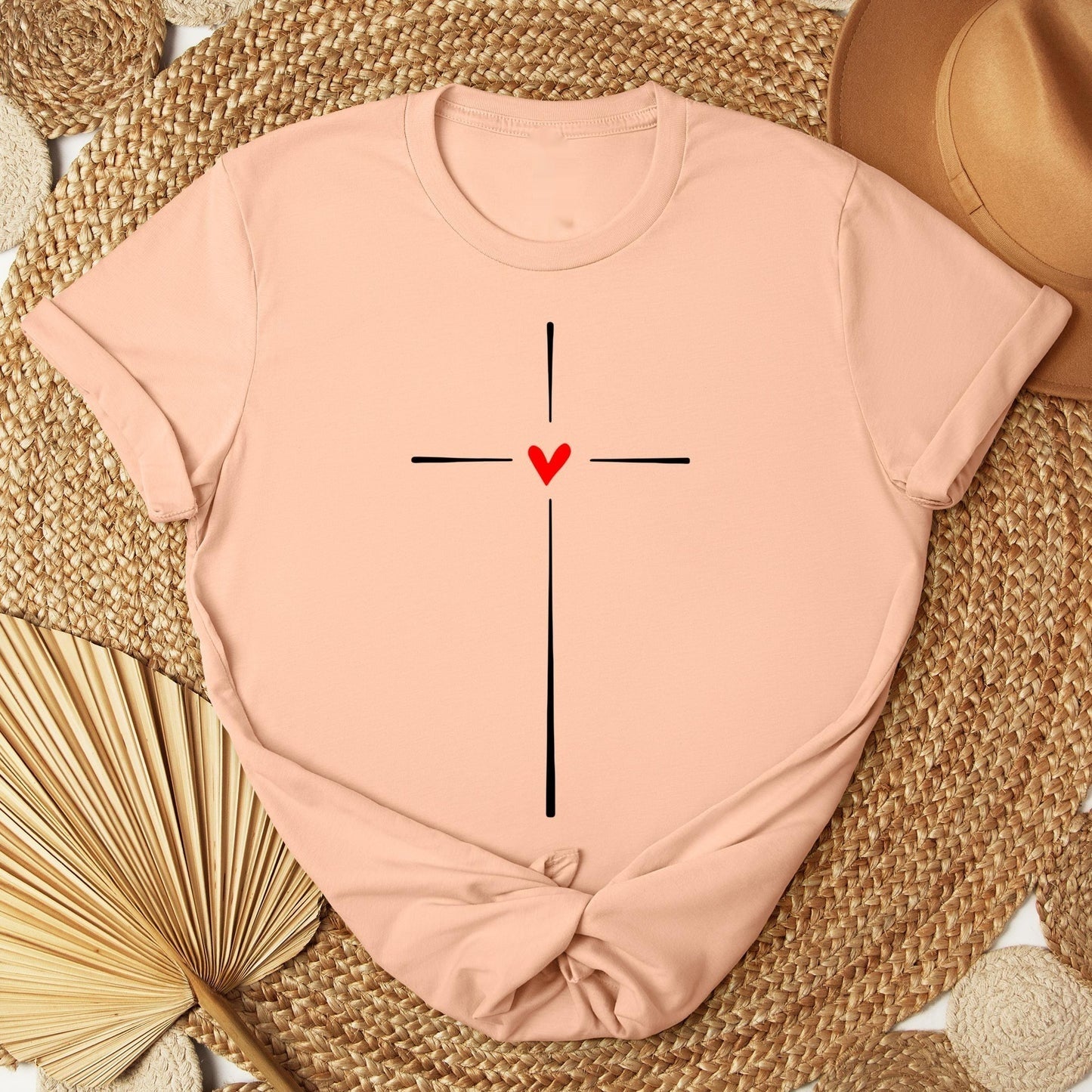 Peach Cotton Short‑Sleeve Business Shirt – Custom Fit & Comfort