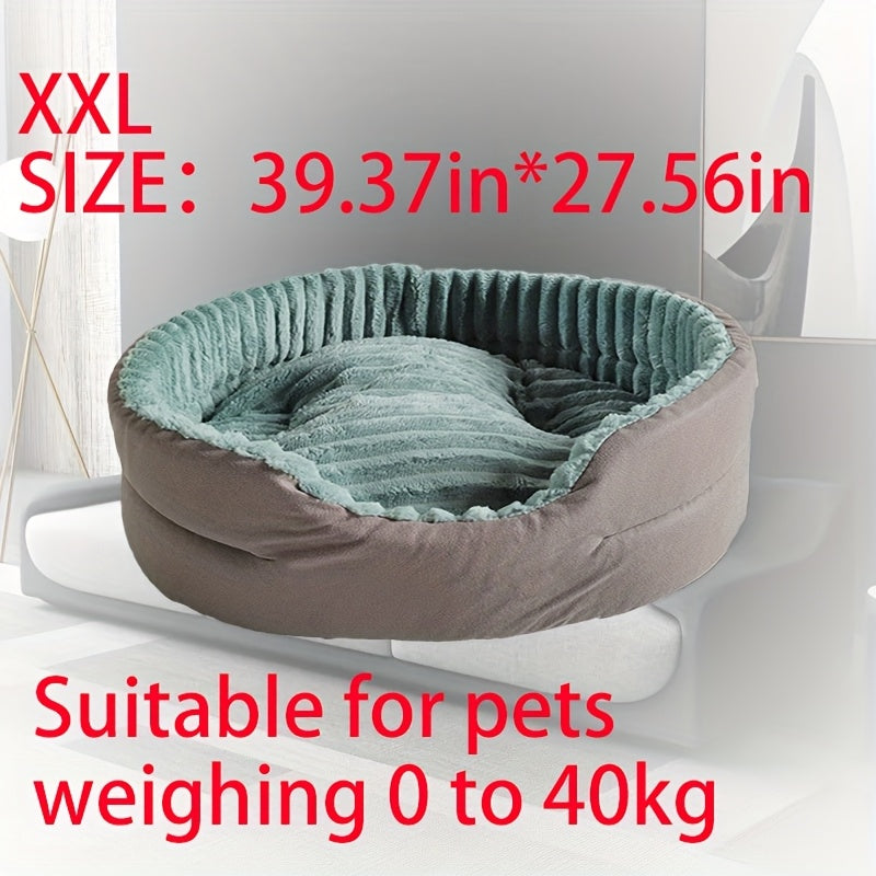 Luxurious Dog Bed - Plush Bite-resistant & Kennel, All-season Orthopedic-like Support, Machine Washable Pet Bed With Easy-clean Surface, No Assembly Needed - For Large, Medium, Small, Extra-small