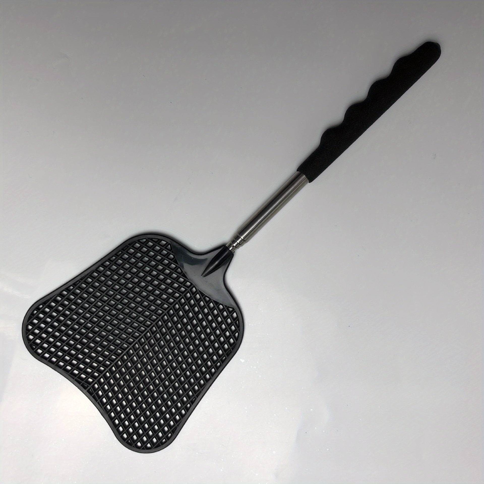 Heavy-Duty Telescopic Fly Swatter with Extendable Pole