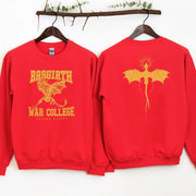 Vintage Fourth Wing Dragon Rider 2-Side Print Sweatshirt