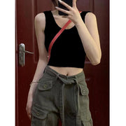 Camisole Women's Crop Top Bottoming Vest