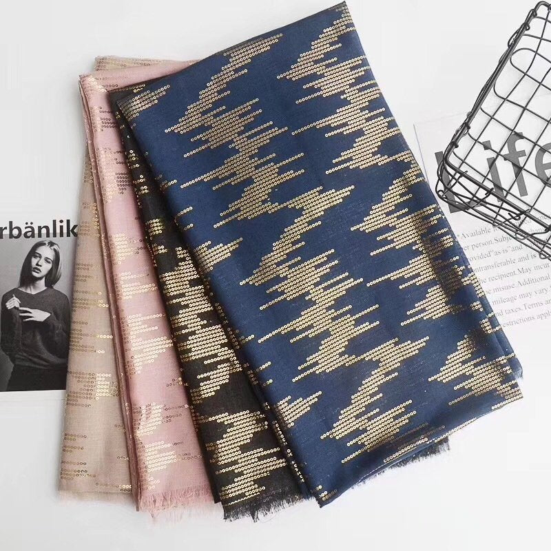 Geometric Tassel Scarf - Summer to Winter Style