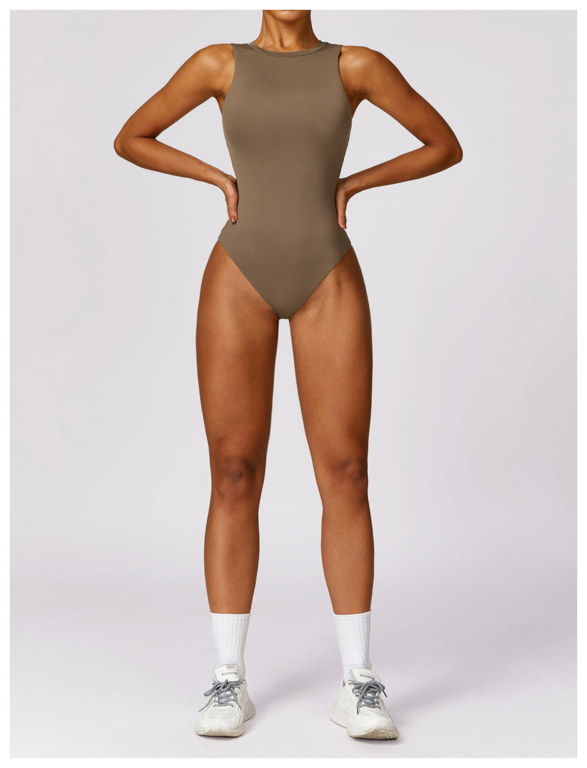 Nude Feel Tight Yoga Jumpsuit Bottoming Slimming
