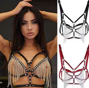 Stylish Leather Chain Belt