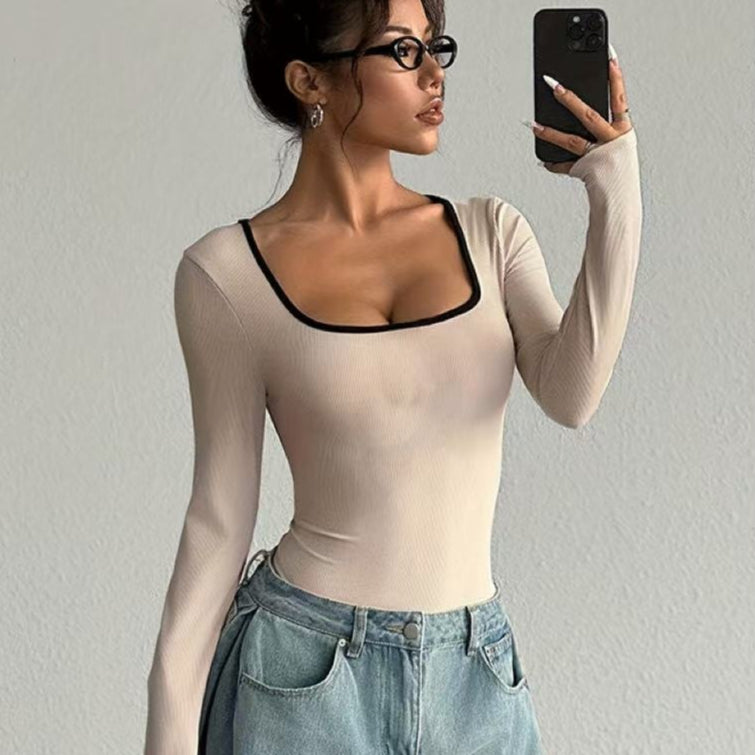 Women's Slim Fit Patchwork Streetwear Jumpsuit