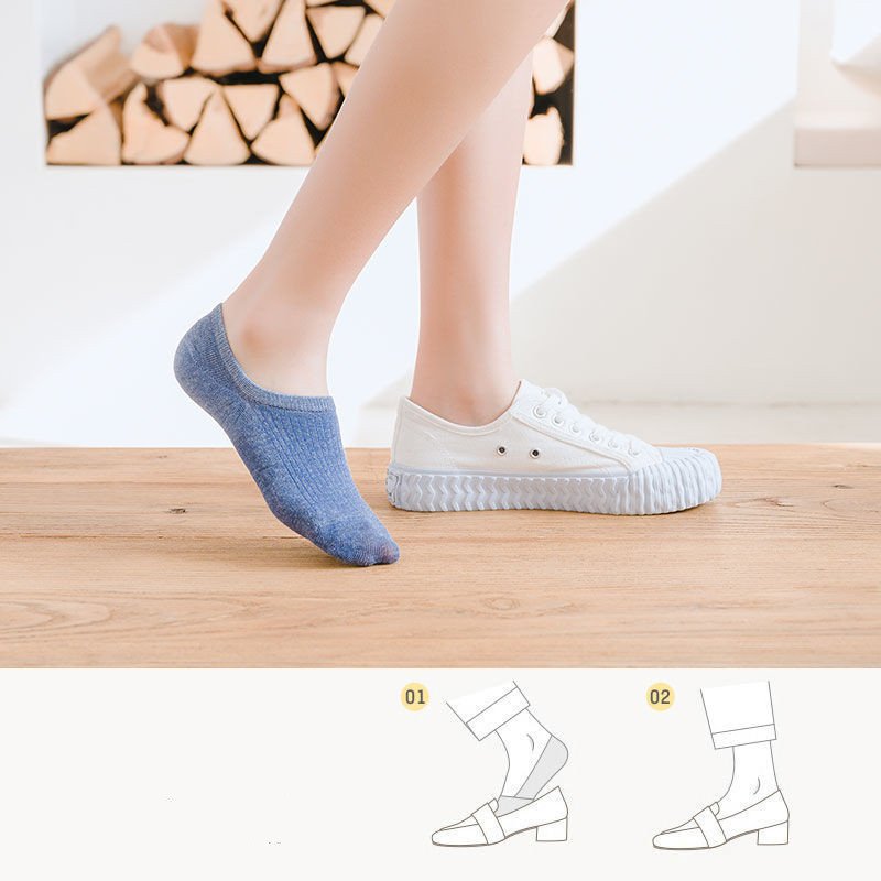 Invisible Socks for Women, 4-Season Comfort