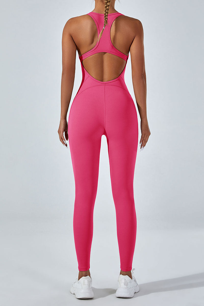 Seamless High-Waist Yoga Romper & Hip-Lifting Jumpsuit