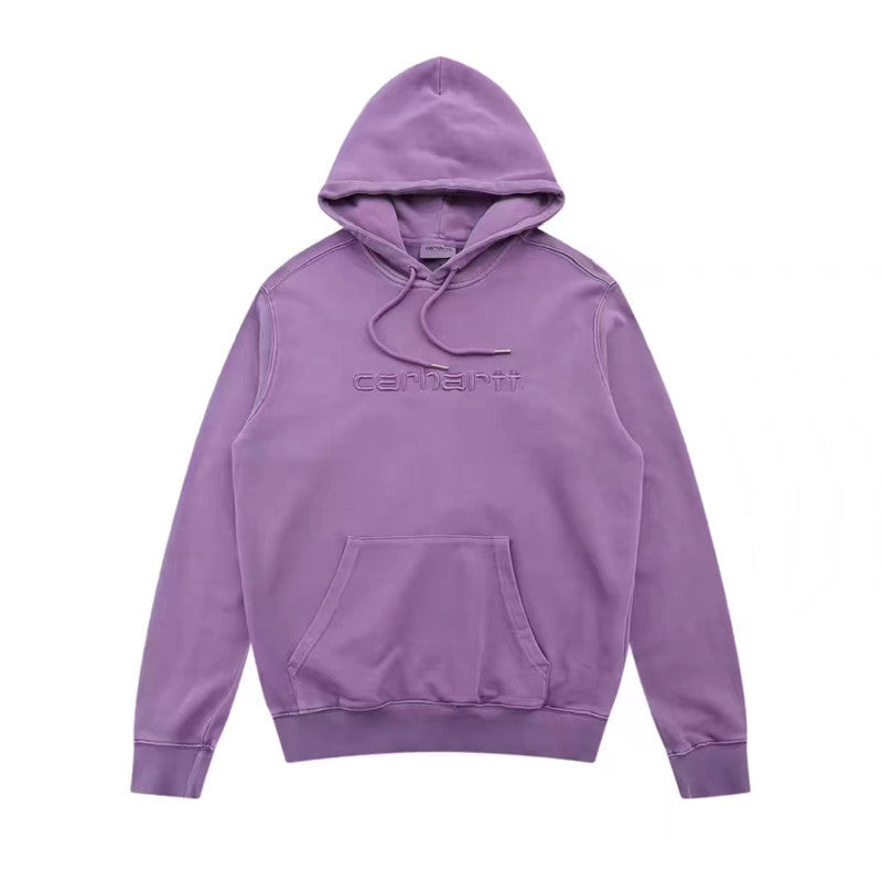 Embroidered Loose Couple Hoodie for Men and Women