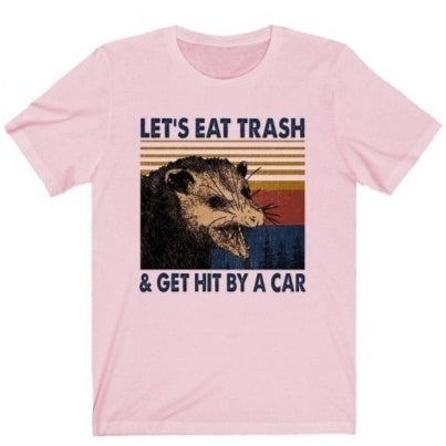 Animal Letter Print Short-Sleeve Tee – Fun, Trendy & Comfortable